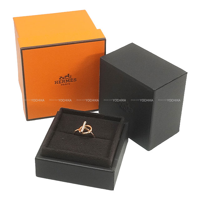HERMES エルメス リング・指輪 リング エシャペ PM ピンクゴールド