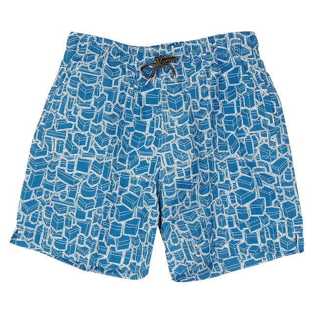 HERMES エルメス パンツ メンズ 水着 Tous En Boites Au 24 コバルト