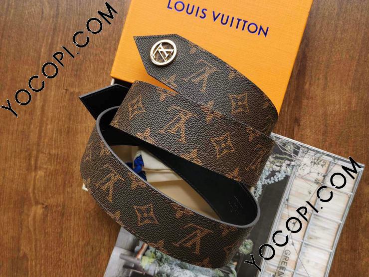美品】ルイヴィトン ベルト モノグラム LB0054 M0244U】 LOUIS VUITTON