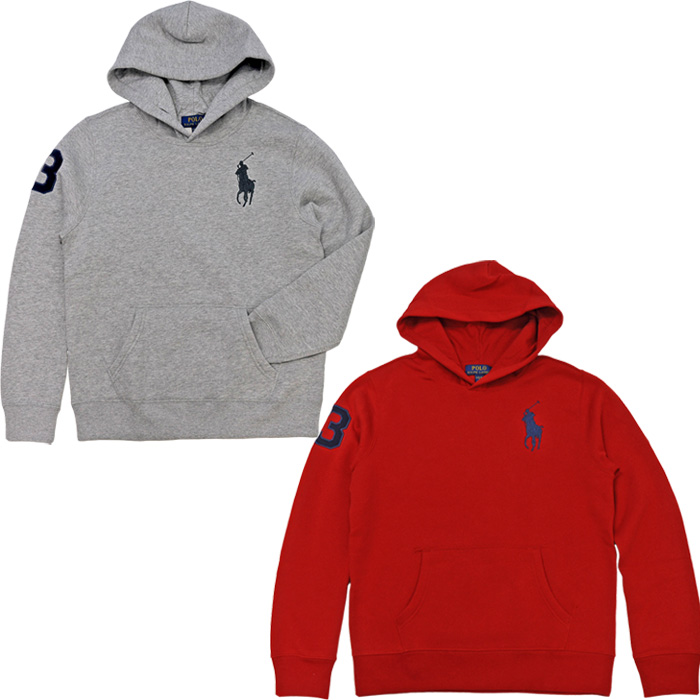 ポロ ラルフローレン ボーイズ ビックポニー 裏起毛 パーカー トレ-ナ