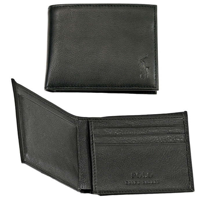ポロ ラルフローレン メンズ二つ折り財布ギフトボツクス入り バッグ