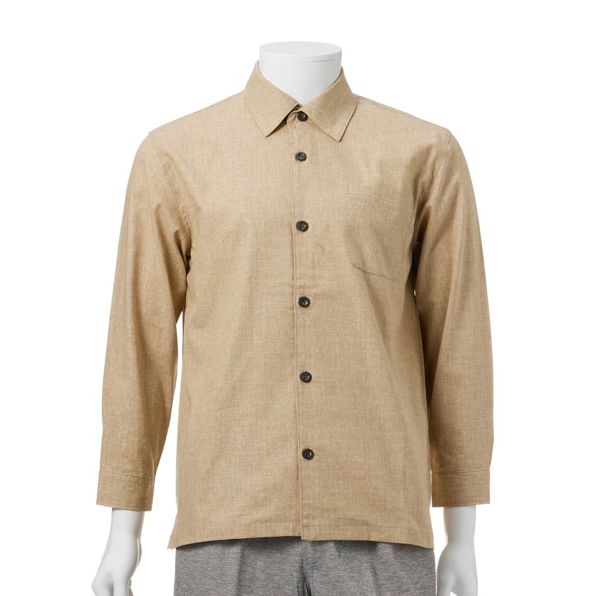 綿100％遠州染長袖シャツ | かぜとゆきオンラインショップ