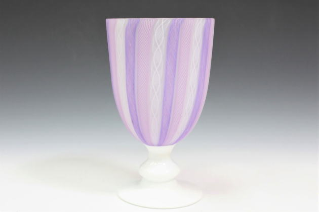 柳瀬美術店 / 藤田喬平 「手吹ワイングラス」共箱[FUJITA Kyohei]Wine