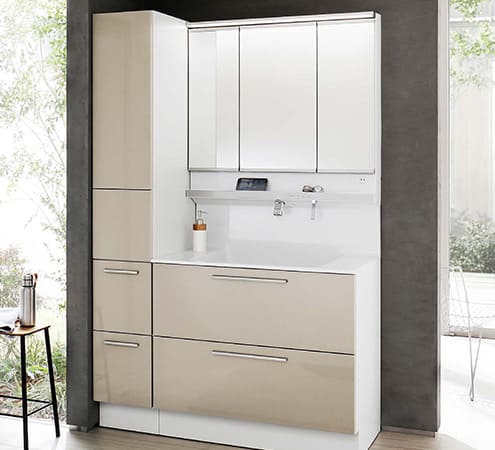 洗面台（洗面化粧台）のリフォーム交換・取り換え（TOTO） | BX