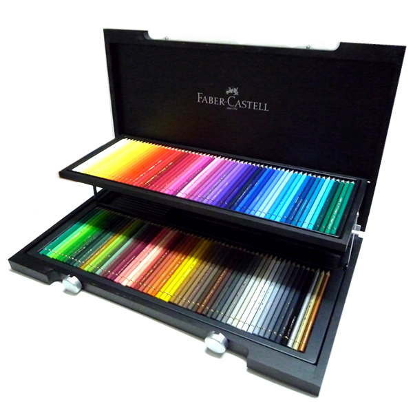 数量限定特価品】 Faber-Castell ポリクロモス色鉛筆 120色セット （木
