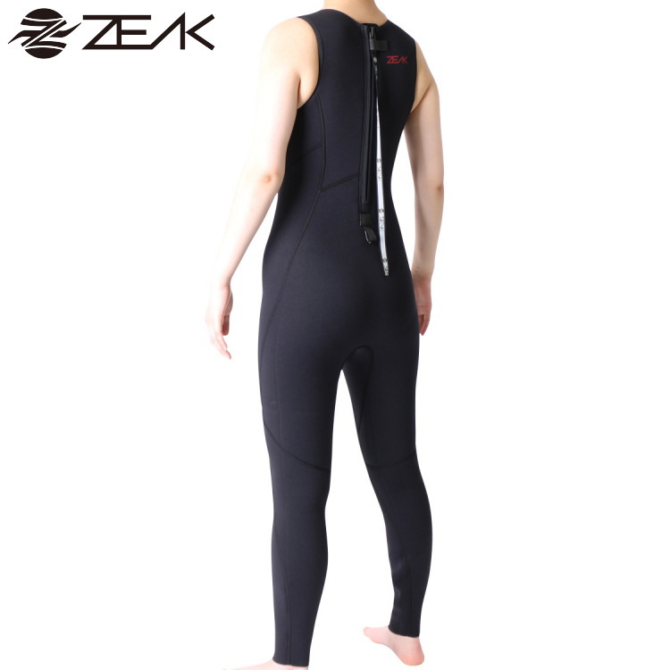 ZEAK(ジーク) ウェットスーツ 女性用 レディース ロングジョン 3mm