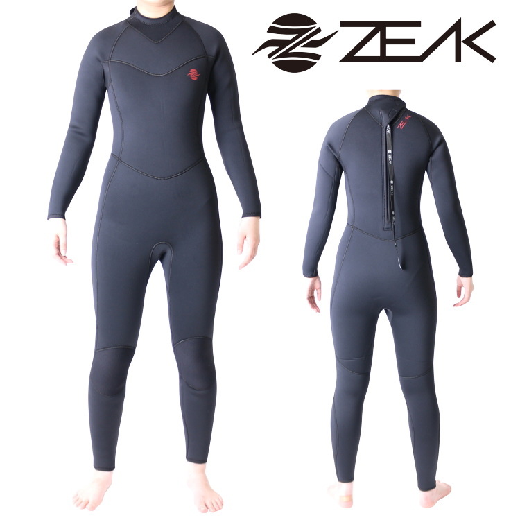 ZEAK(ジーク) ウェットスーツ 女性用 レディース フルスーツ 5mm / 3mm