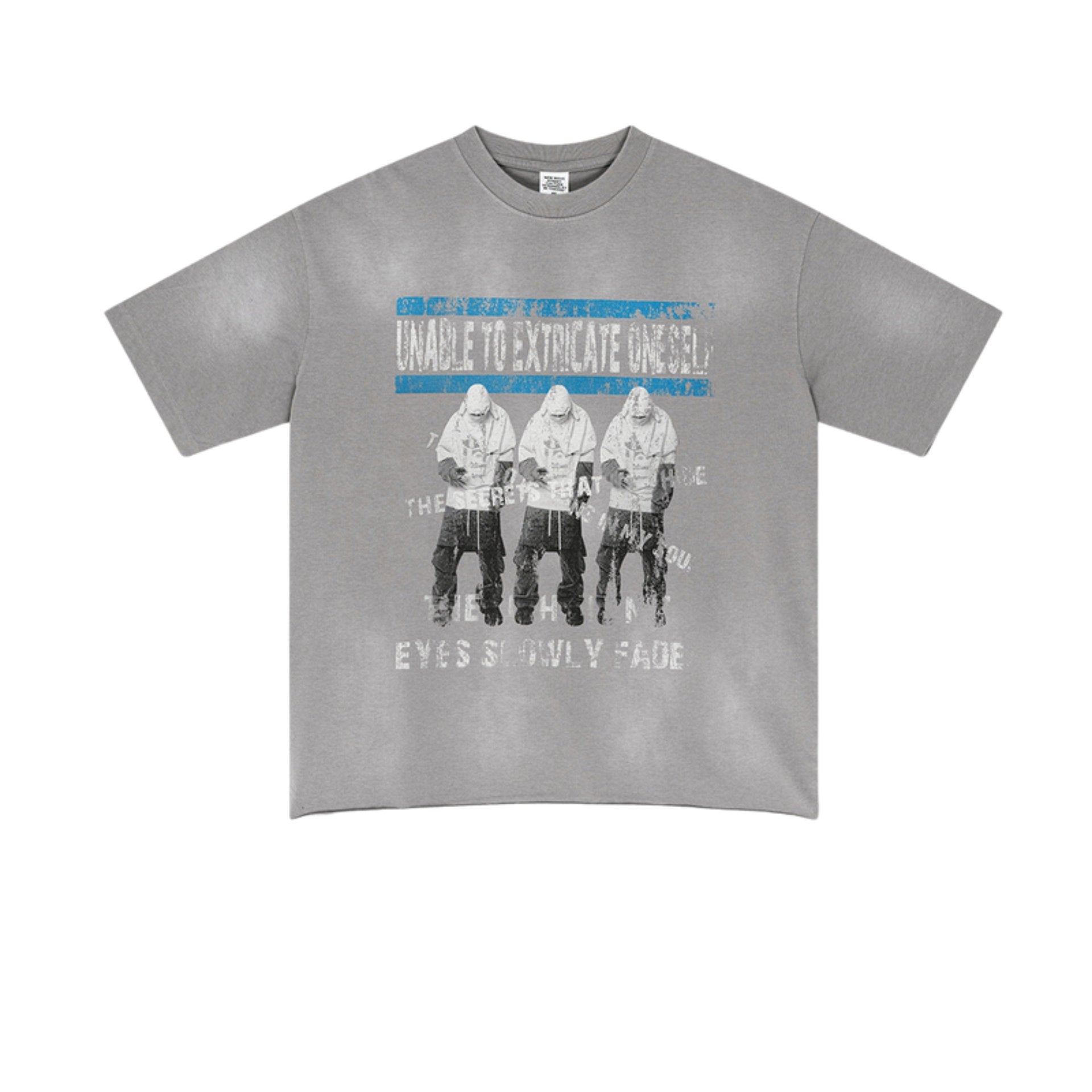 Eyes Fade Graphic Tee for Men | Oversized Graphic T-Shirt – ZINNTRA