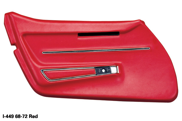 1968 Corvette Door Panel (Installed Trim)
