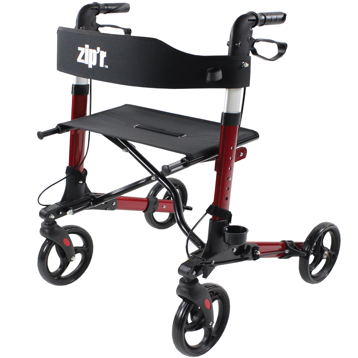 Zipr Rambler Rollator Walker with Seat - Zipr Mobility