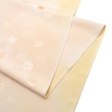 長襦袢 源氏香 丹後ちりめん 淡黄に淡香ぼかし＜お仕立て代込＞ | 千成