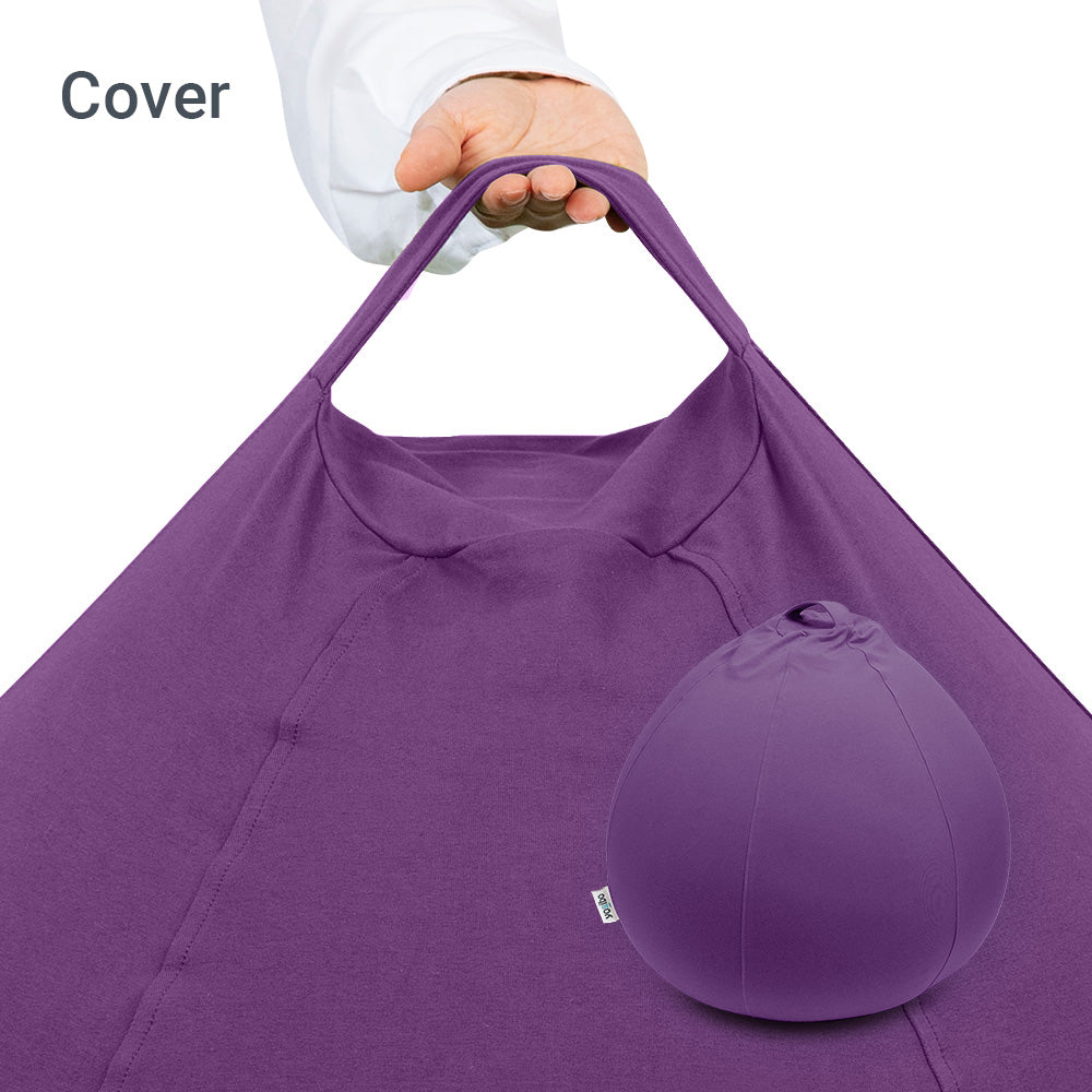 新品未使用ヨギボーミニ ディープパープル 取扱説明書つき Yogibo