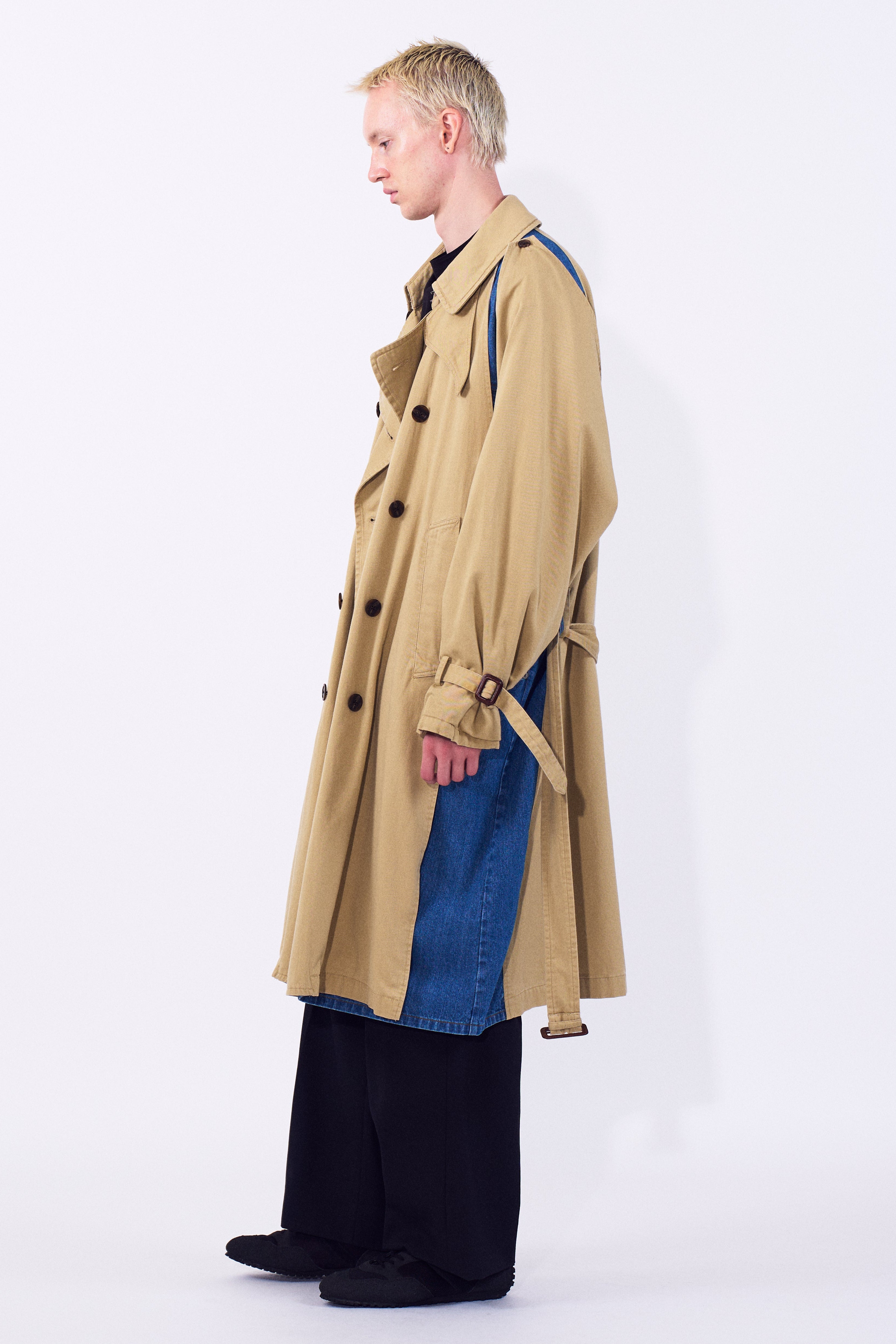 Connected Trench&Denim Coat | YOKE Official Website