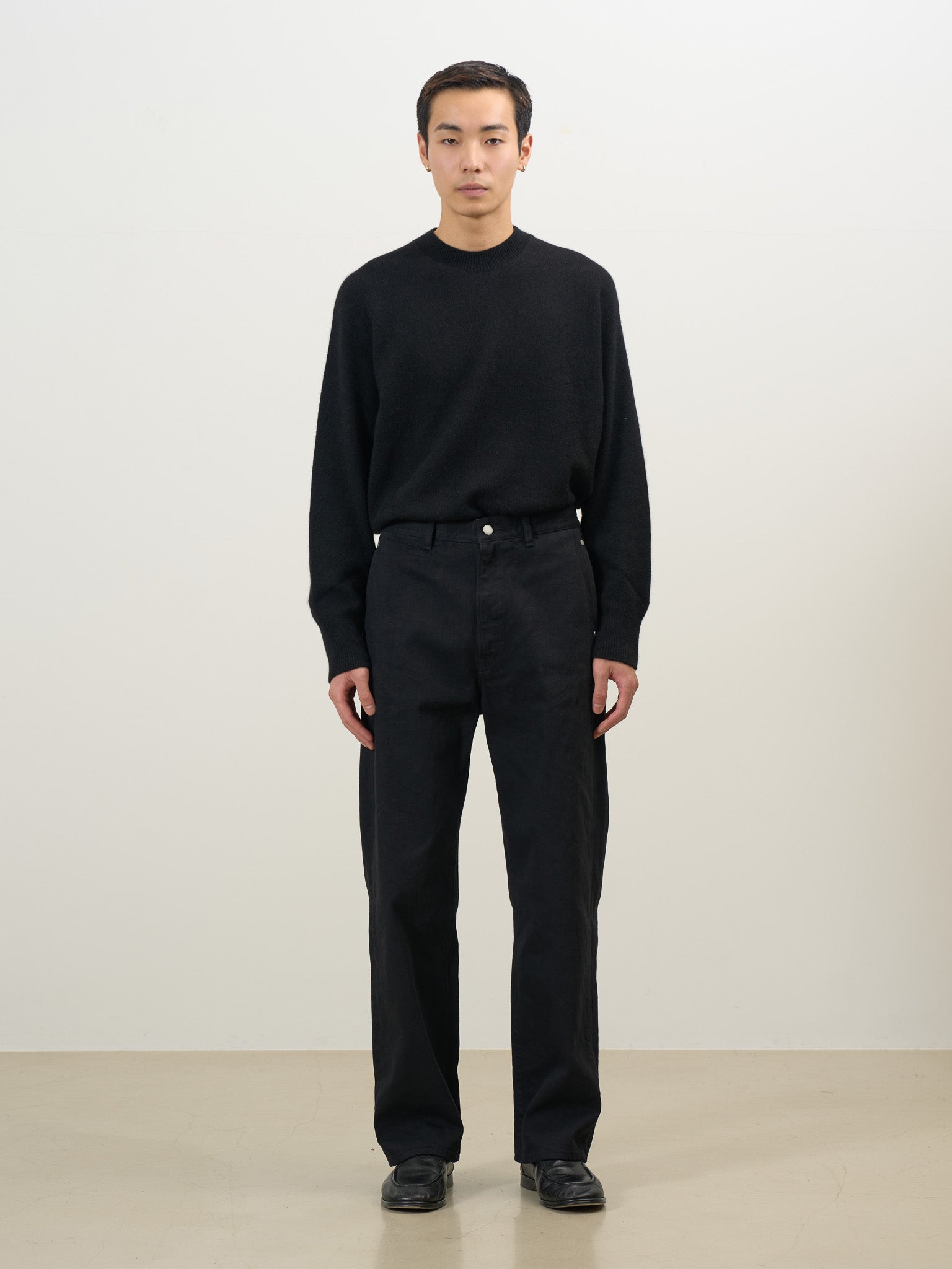 Denim Wide Straight Pants | YOKE Official Website