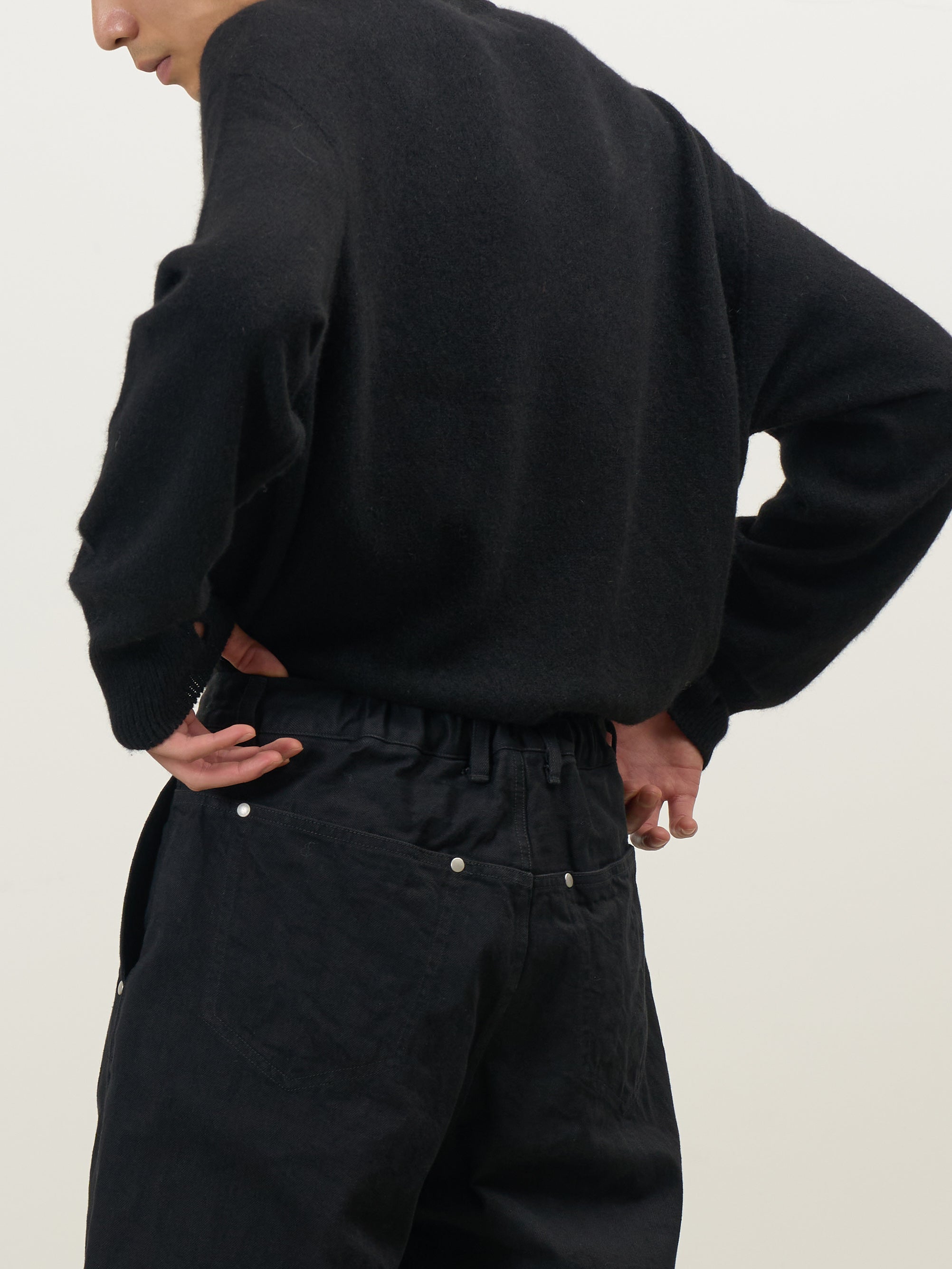 Denim Wide Straight Pants | YOKE Official Website