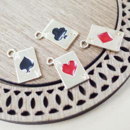 No.10094E トランプ(クラブ) | アクセサリー・ハンドメイドパーツの