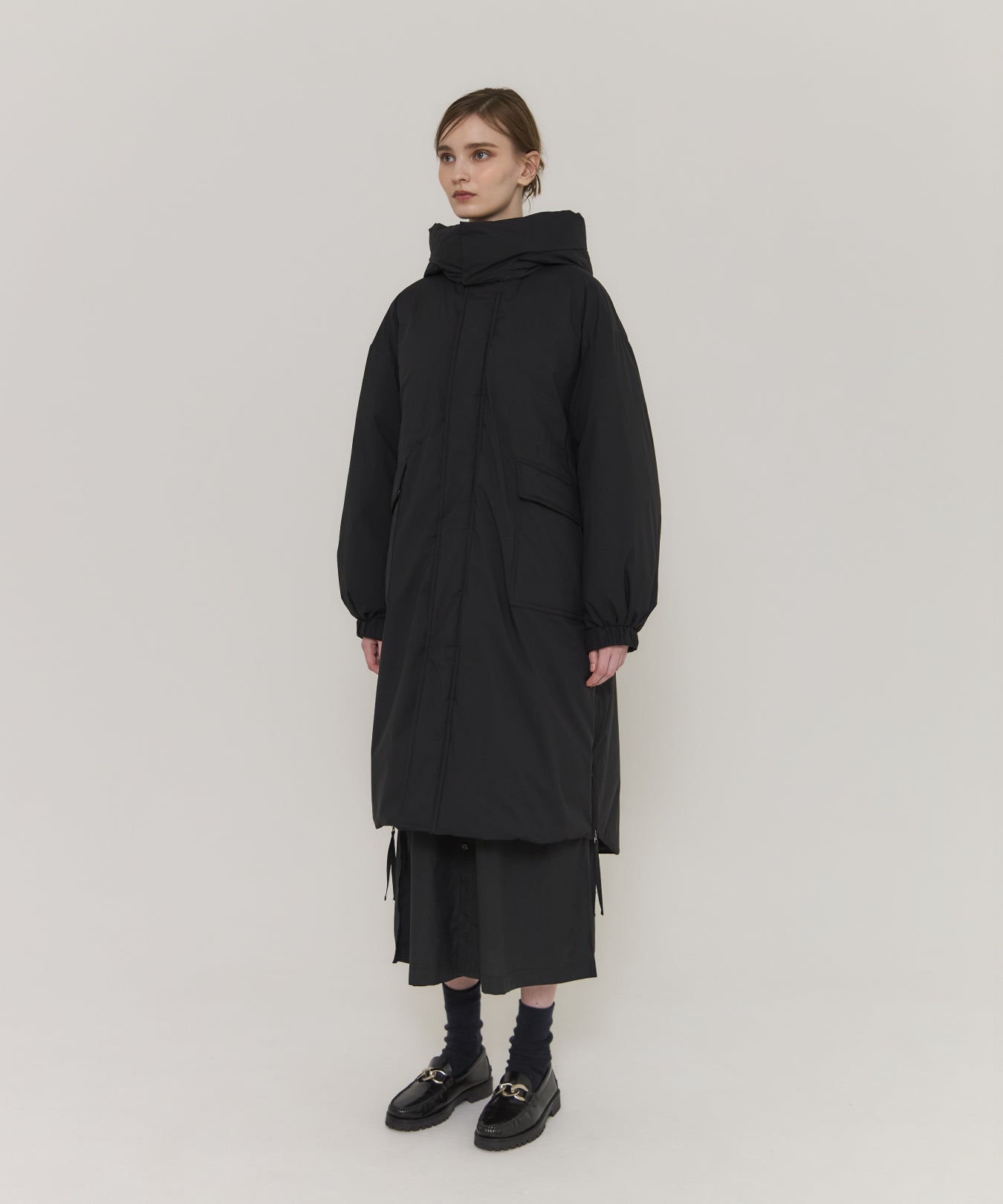 2wayカラーミリタリーデザインロングコート – 粧U -YOSOOU-