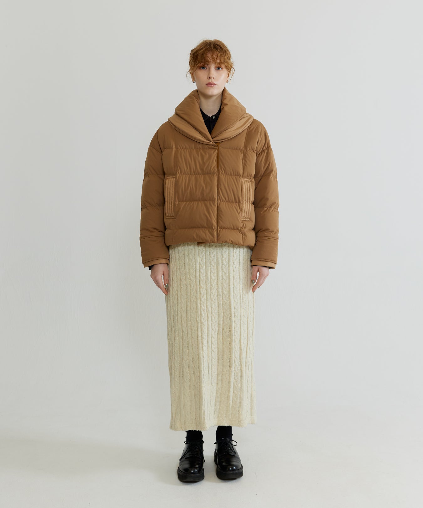 ツーピースカラーコクーンジャケット – 粧U -YOSOOU-