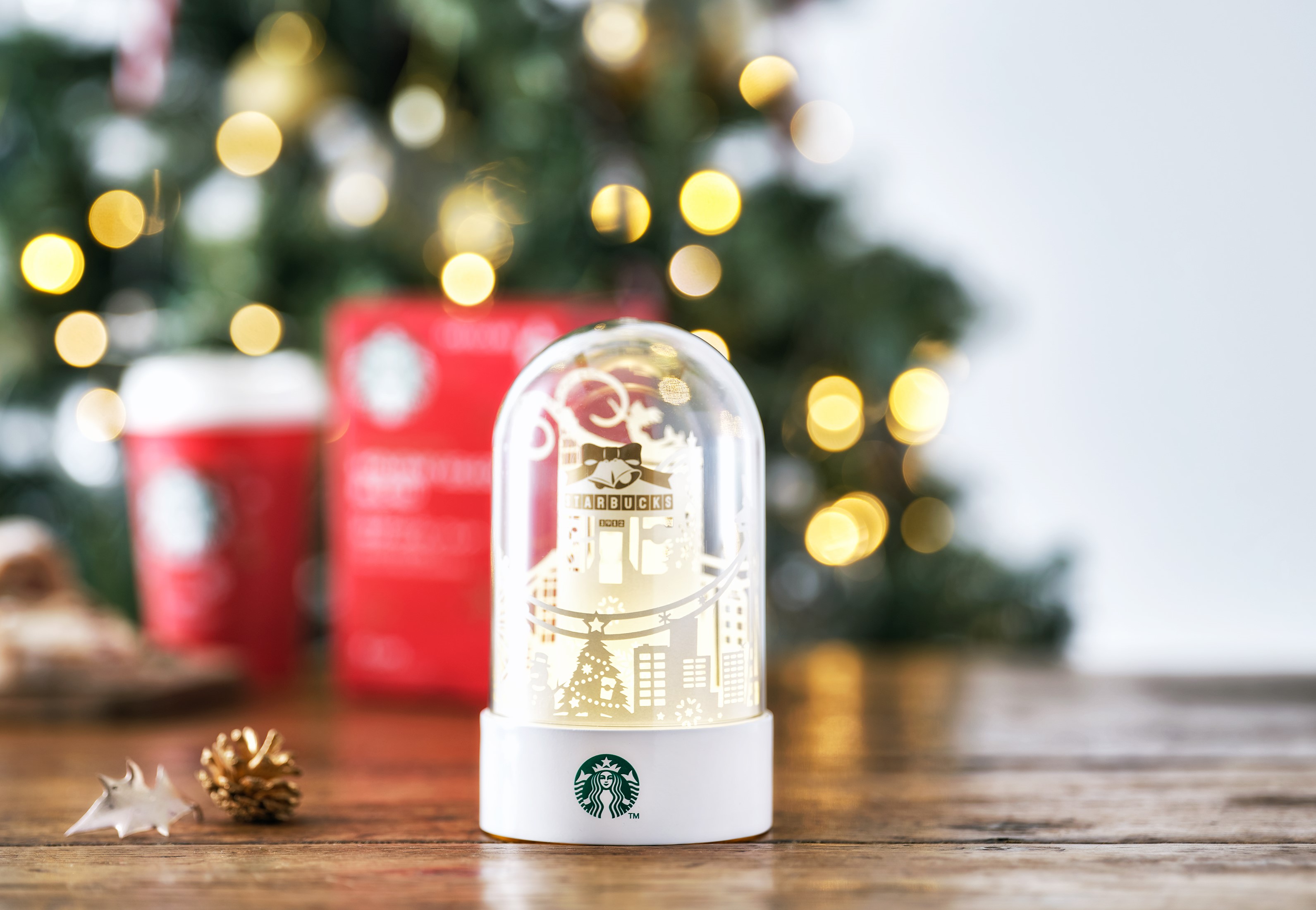 激レア商品 スタバ☆スノードーム 旧ロゴ クリスマス 【公式通販】