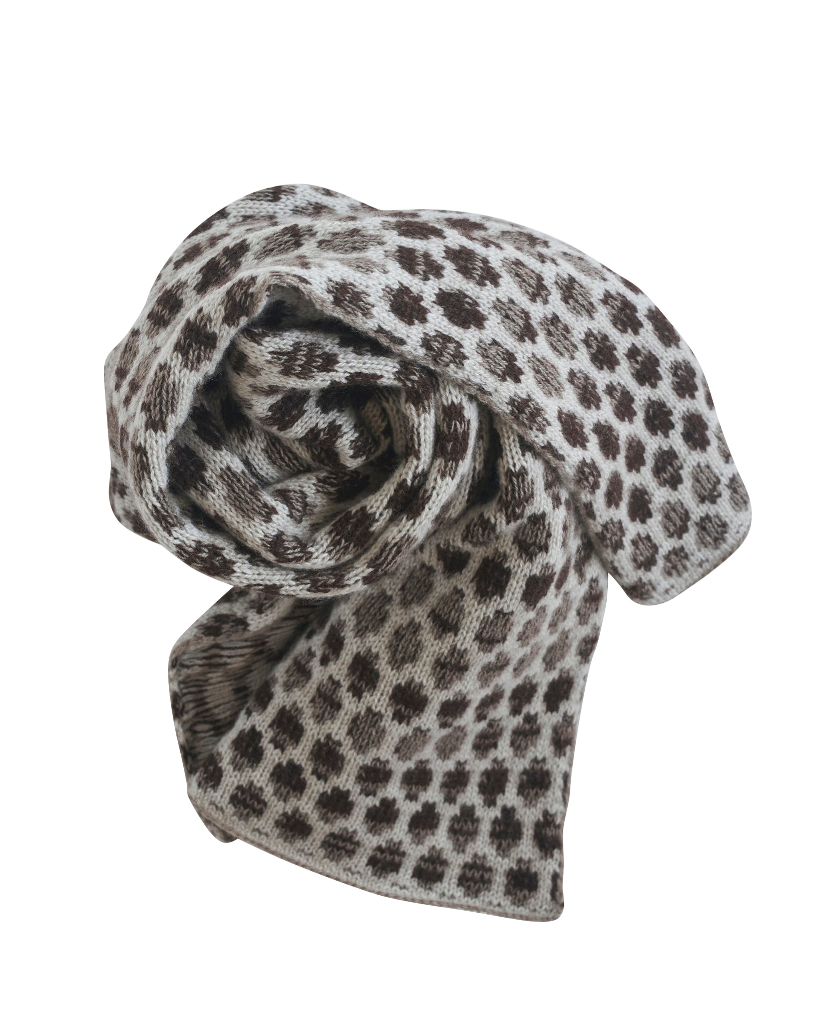 カシミヤドットジャカードストール(hand knitting machine) – yourwear