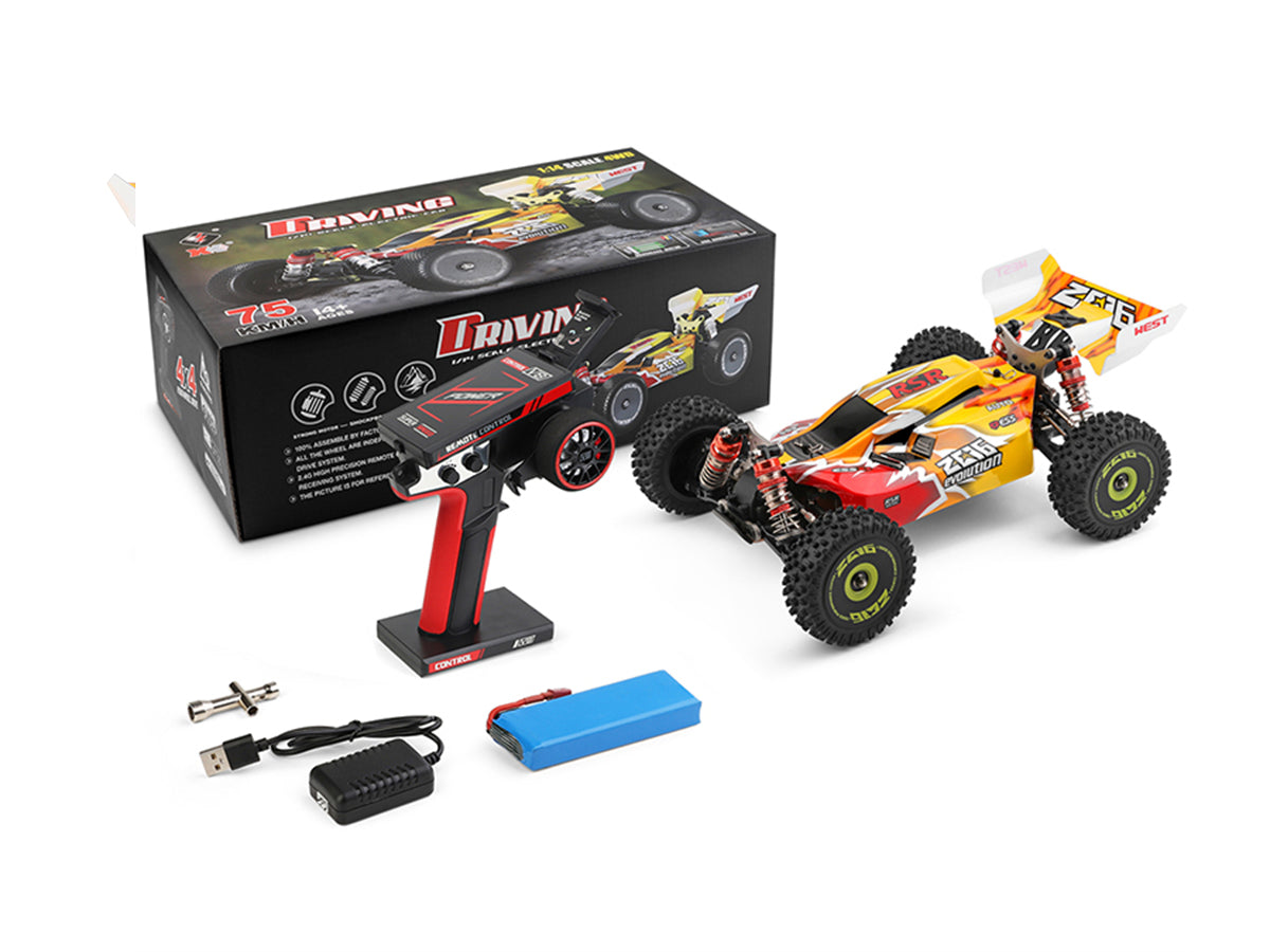 WLtoys 144010 1:14 電動RCドリフトカー75km/h 高速走行4WD オフロード