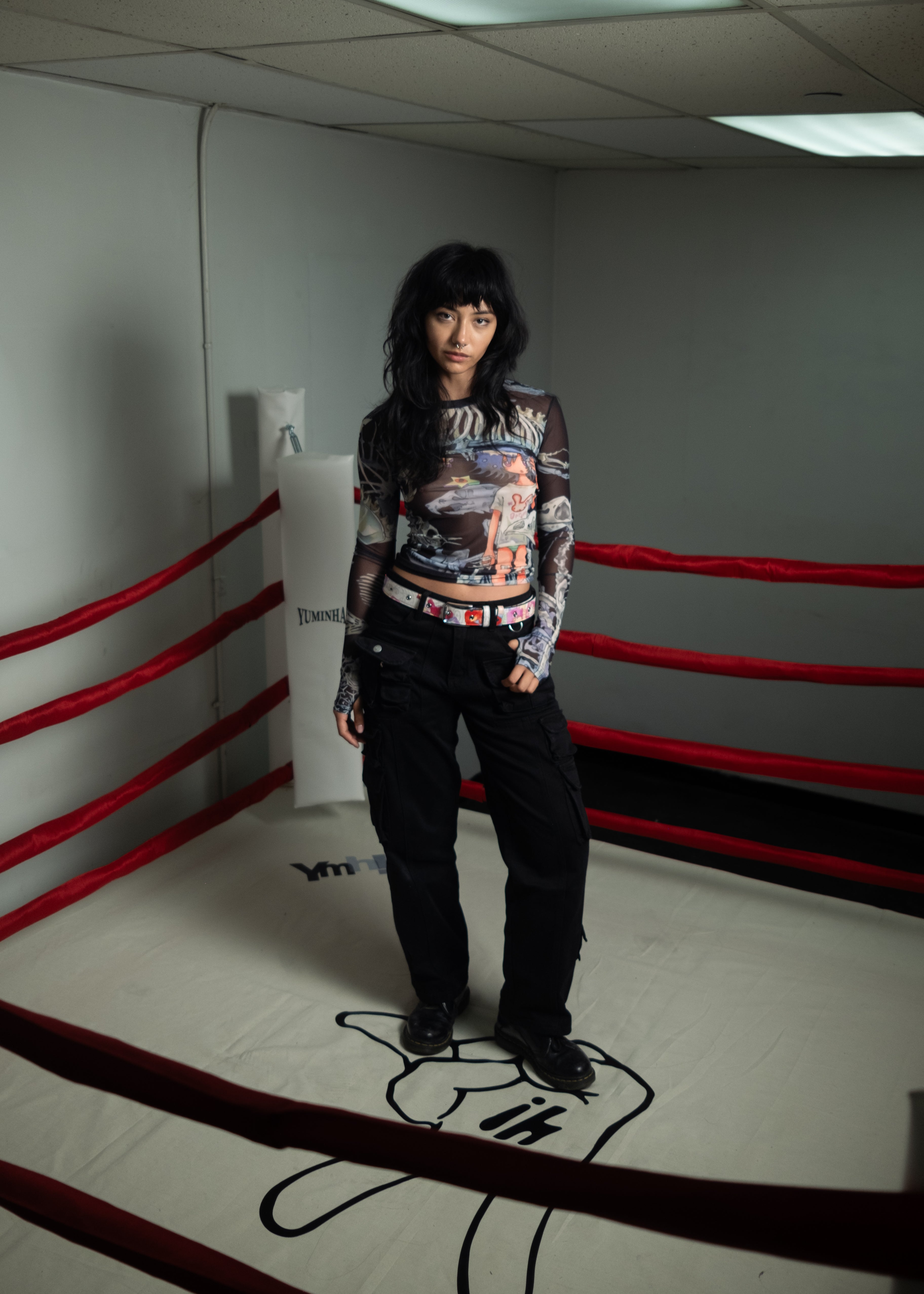 Dream Tattoo Mesh Top 'Black' – Yumin Ha