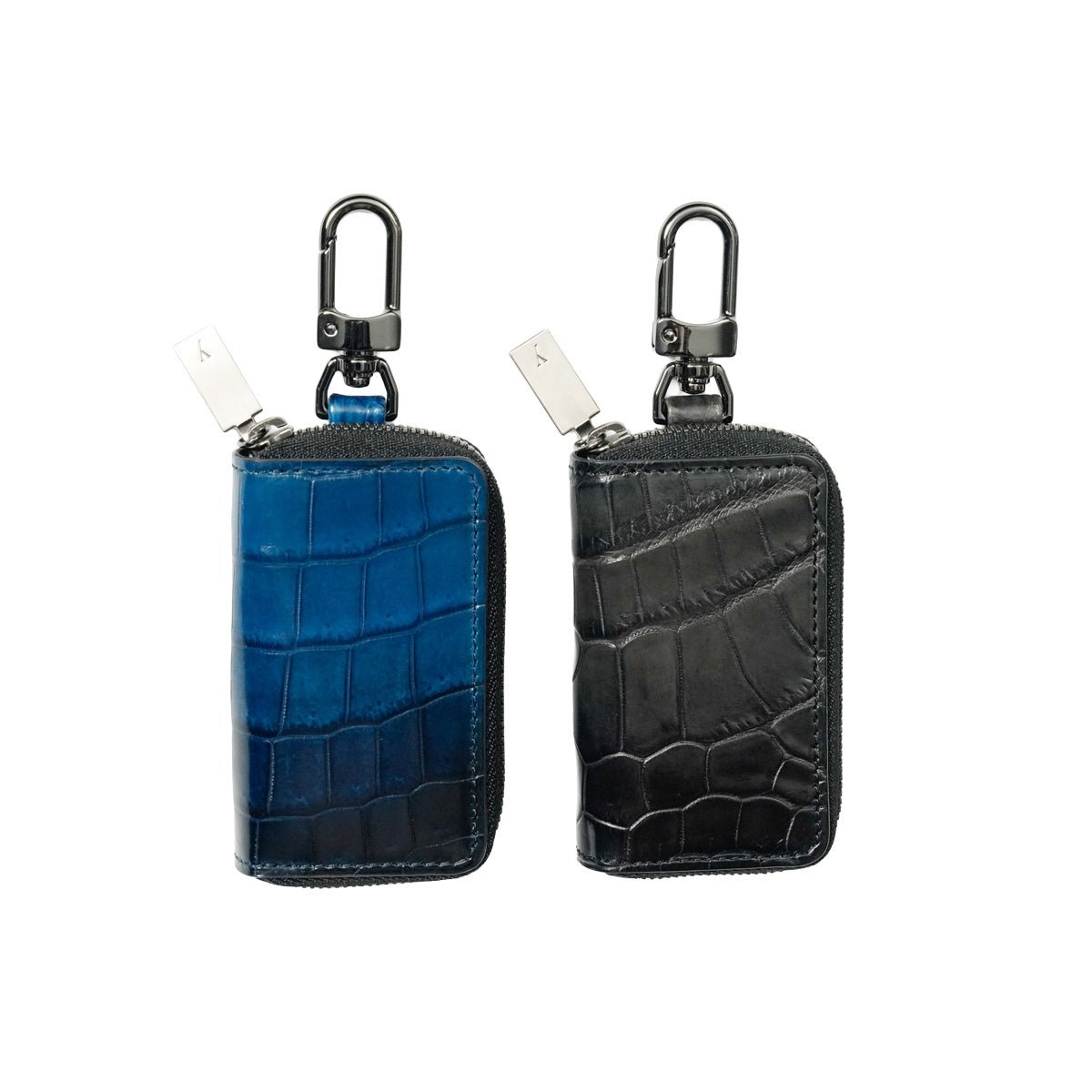 YFA174 クロコダイル スマートキーケース ｜美しい色彩の革財布