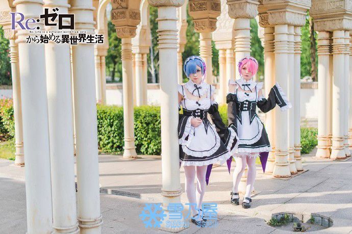 Re:ゼロから始める異世界生活 レム ラム メイド服 コスプレ衣装