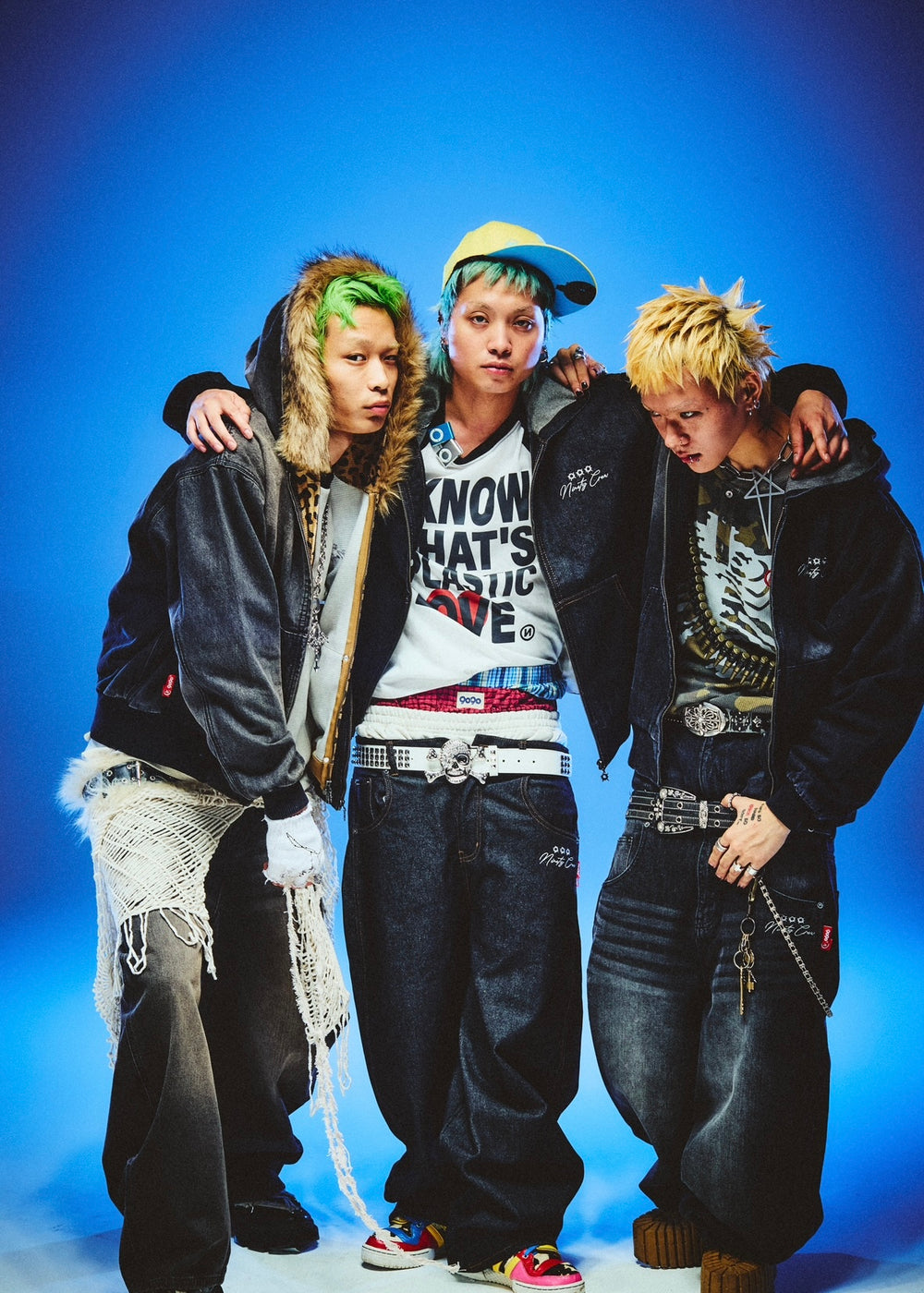 Bullet Logo Denim Zip Hoodie – YZ