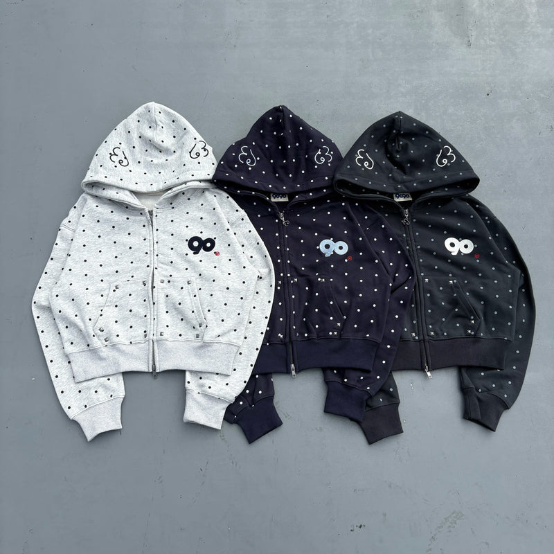 Angel Dot Zip Hoodie – YZ