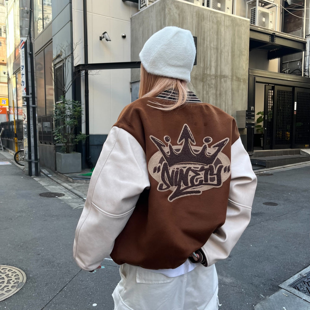 King Logo Classic Stadium Jacket – YZ