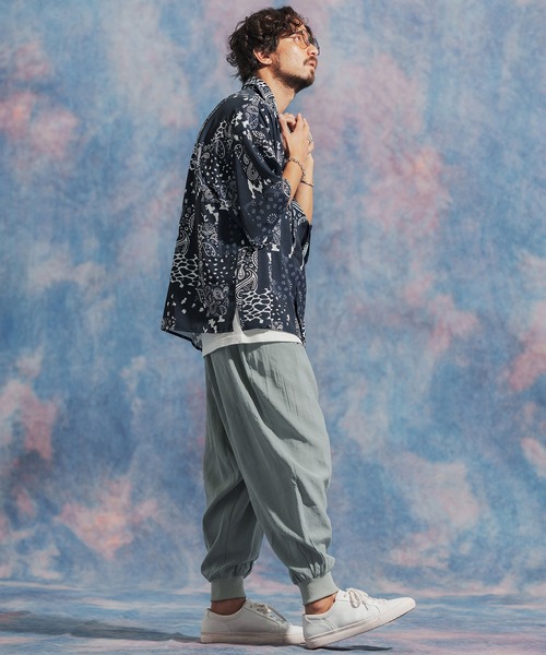 Jih Nunc（ジーヌンク） パンツ mp12051- トロピカルバルーンパンツ