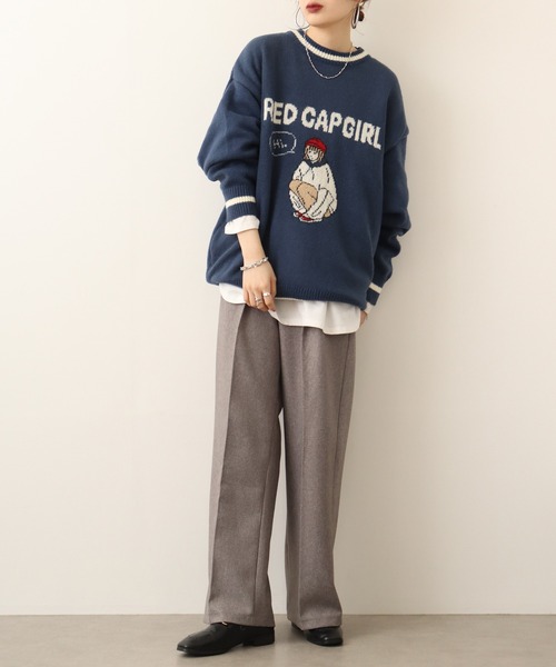 RED CAP GIRL（レッドキャプガール） セーター ニット ダブルジャガ