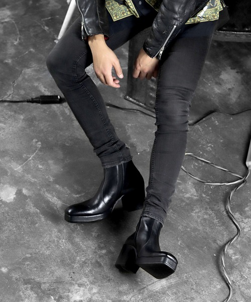 whoop-de-doo（フープディドゥ） ブーツ 8cmヒールメンズ厚底ブーツ