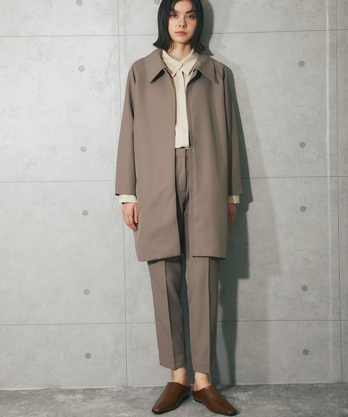 SMILE ORCHID（スマイルオーキッド） ノーカラーコート コート