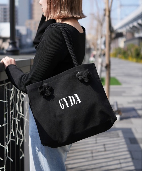 GYDA（ジェイダ） トートバッグ ショッパー風 キャンバストート