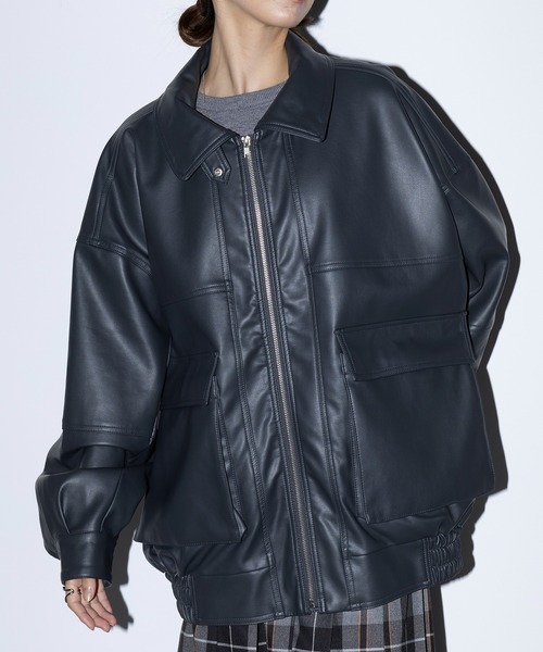 MAISON BREEZE reveur ブルゾン アウター 「MAISON reveur」エコレザー