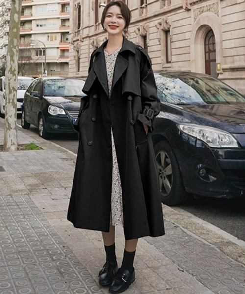 roomy トレンチコート コート ロングトレンチコート レディース