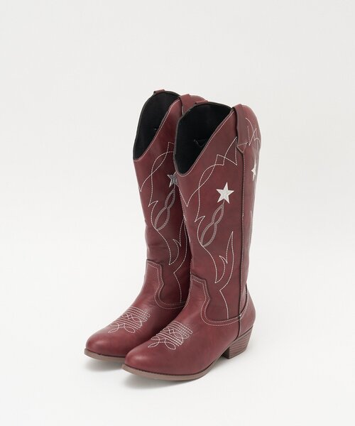 Montana ウエスタンブーツ 花柄 ハート柄 Montana ウエスタンブーツ 花