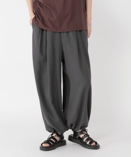 studio CLIP（スタディオクリップ） パンツ リネンレーヨンバルーン