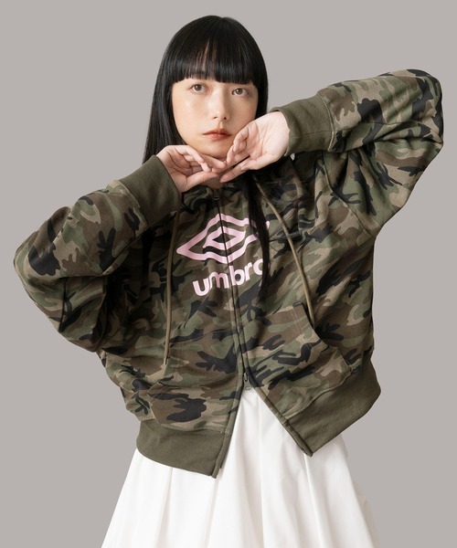 Casselini（キャセリーニ） パーカー 「UMBRO × ロゴジップパーカー