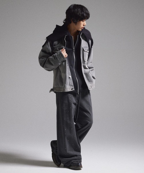 GRANCY デニムジャケット gジャン 「GRANCY」ZipDesign DenimShirt