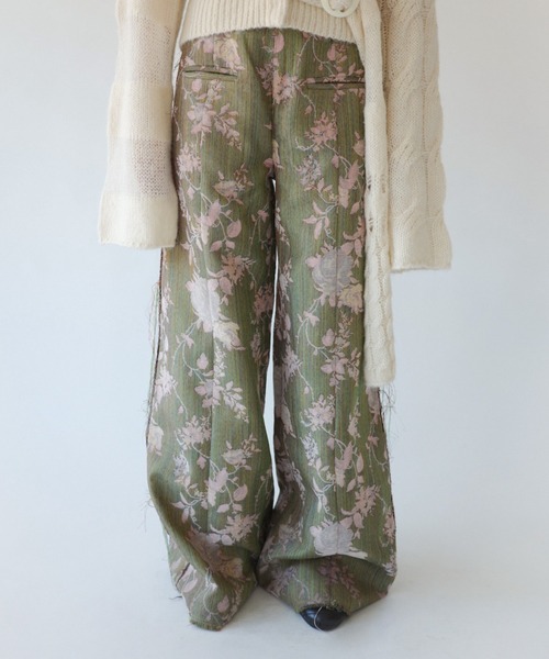 igi パンツ INSIDE OUT JACQUARD PANTS/インサイドアウトジャガード
