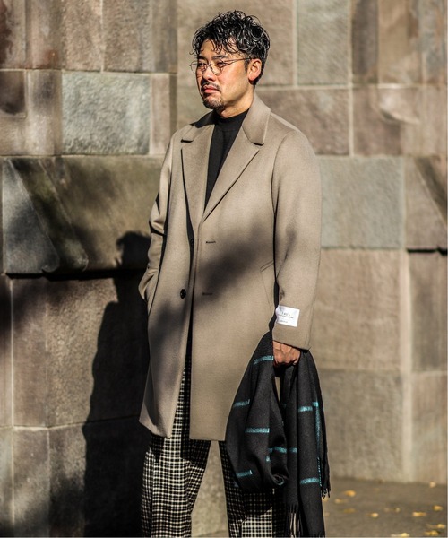 EDIFICE（エディフィス） コート ジャケット 140s ブレンド モッサ