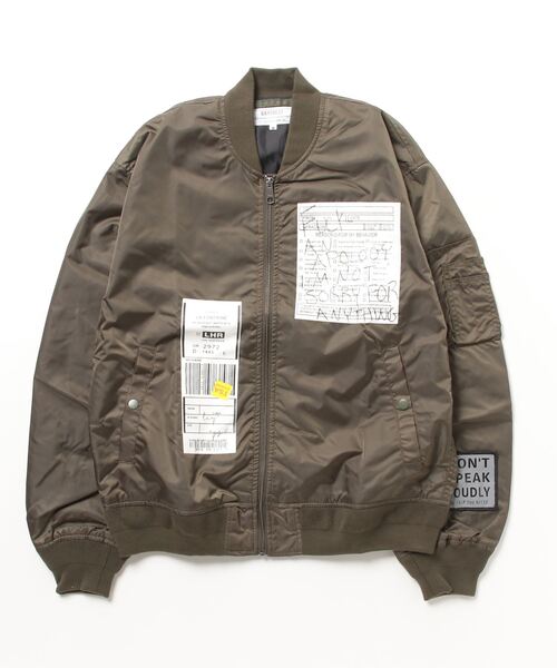 STYLEBLOCK（スタイルブロック） ma1 ma-1 ナイロンデコレーションMA-1