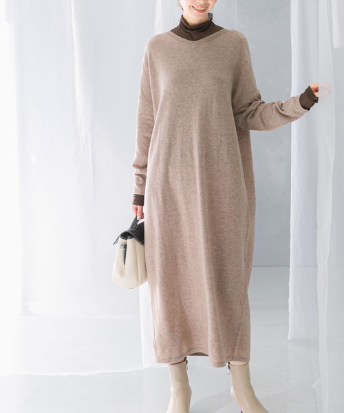 ワンピース カシミヤ混2WAYニットワンピース : ZOZOTOWN Yahoo!店