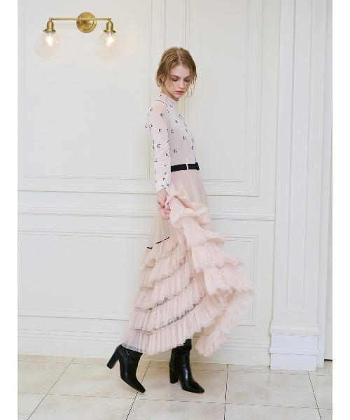 EIMY ISTOIRE（エイミーイストワール） スカート チュールティアード