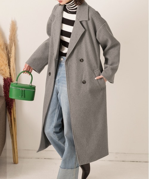 ad thie（アドティエ） コート チェスターコート ダブル チェスター