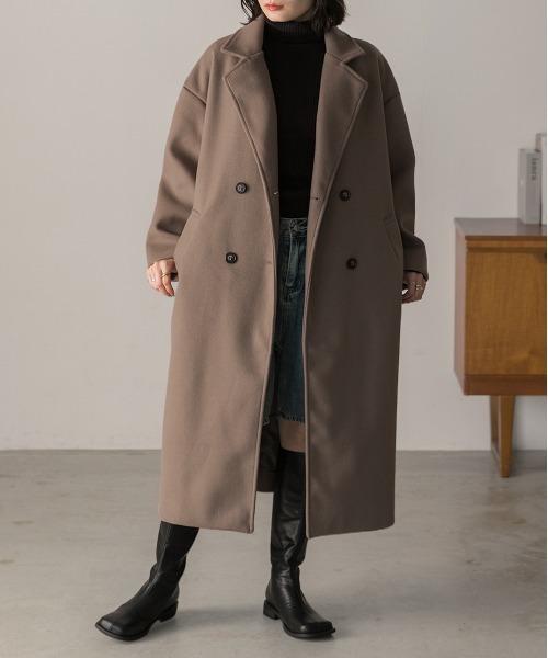 ad thie（アドティエ） コート チェスターコート ダブル チェスター