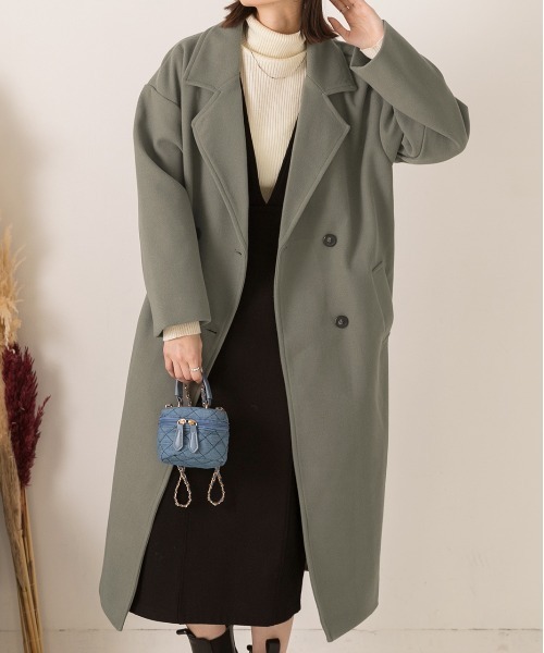 ad thie（アドティエ） コート チェスターコート ダブル チェスター